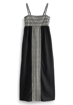 EMBROIDERED PETITE - Maxikleid - black cream