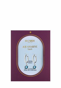 Lucardi Ohrringe - silver-coloured/aqua