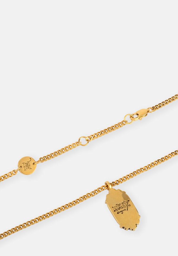 PANTHER AND ROSE OVAL PENDANT NECKLACE UNISEX - Necklace3