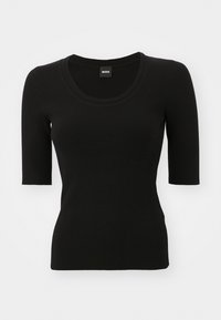FRANCUNA - T-shirt - bas - black
