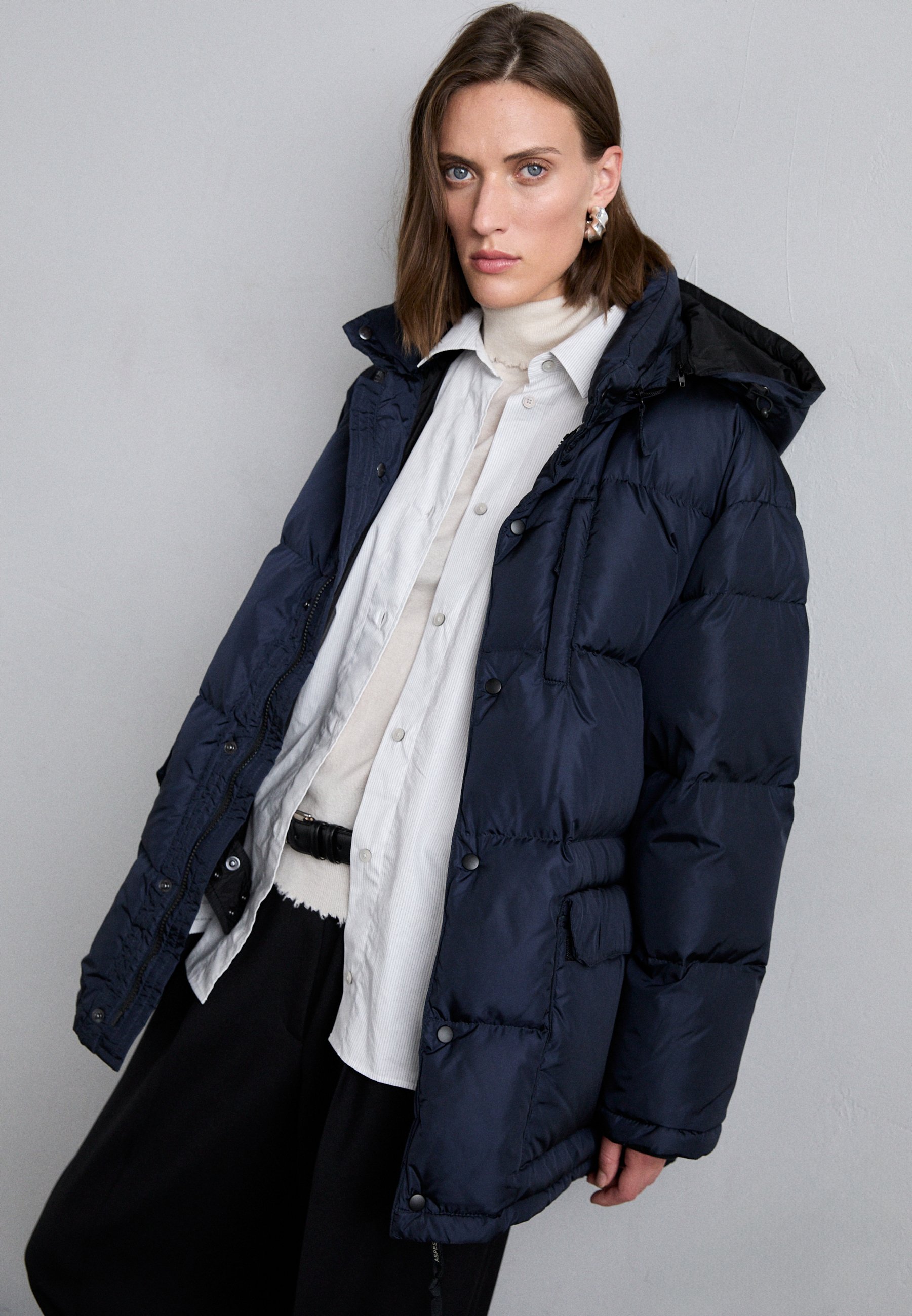 ASPESI Down coat - navy/dark blue - Zalando.co.uk