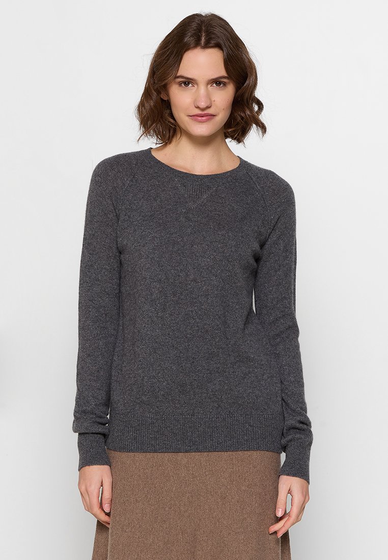 Authentic Cashmere Trui grijs Authentic Cashmere Trui grijs