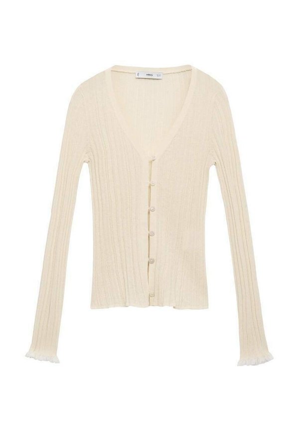 CONTRAST TRIM  - Cardigan - beige2
