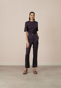 Materiel GATHERED WAIST BLOUSE - Μπλούζα - deep purple