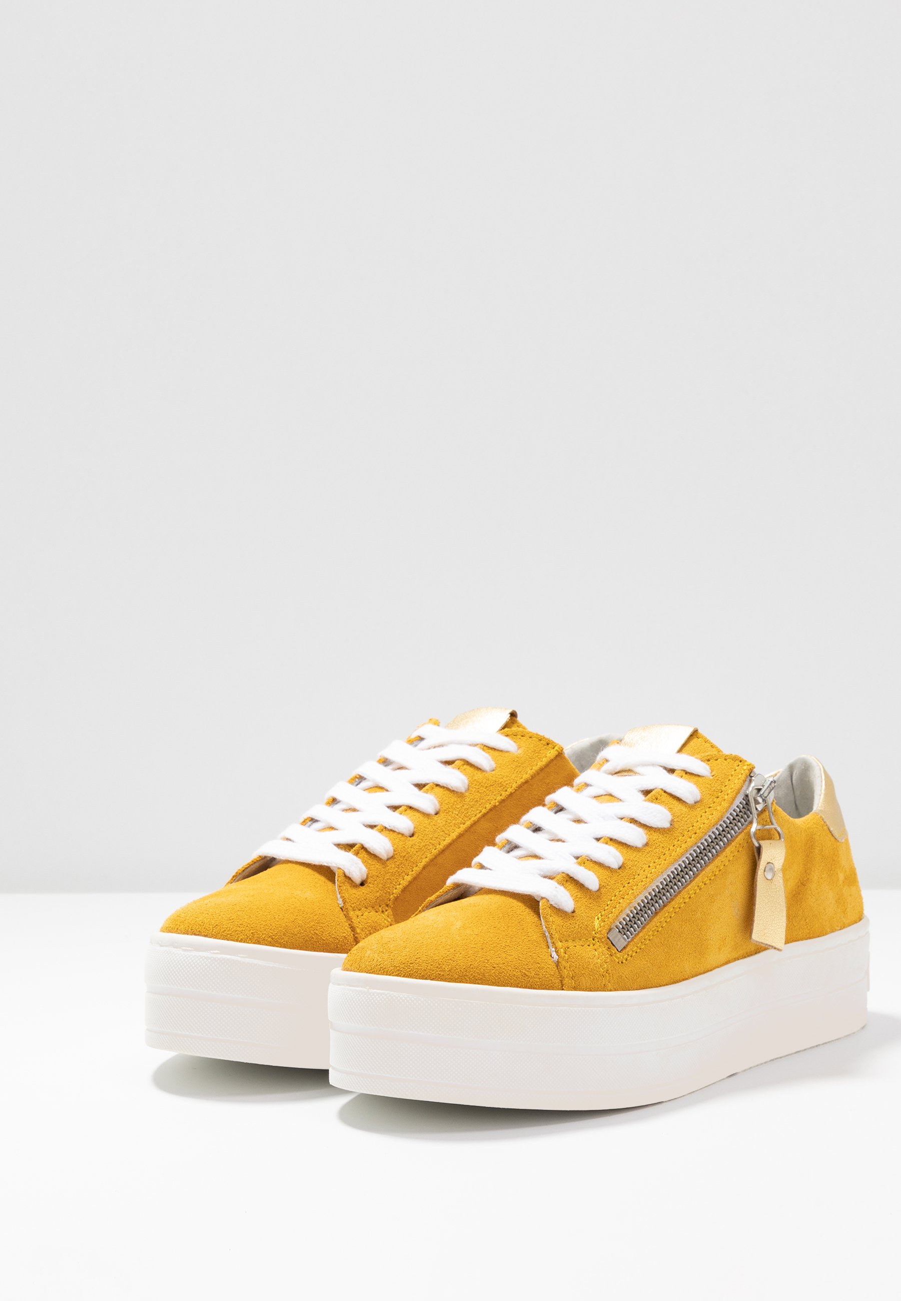 Steven New York POMME Joggesko yellowgul Zalando.no Steven New York POMME Joggesko yellowgul Zalando.no