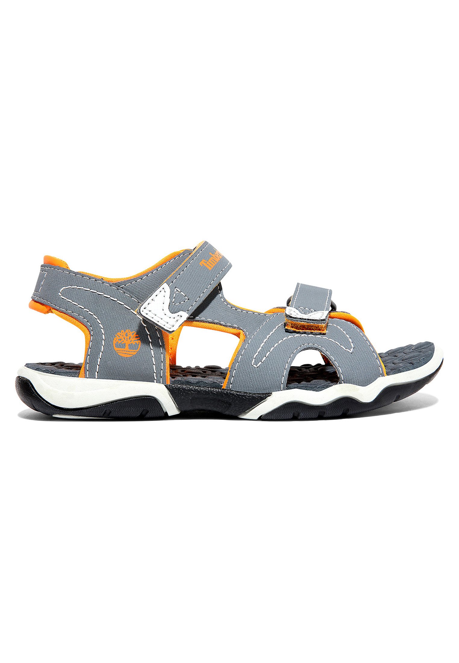 Timberland Kids Beige and Black Sandals with Orange Accents Junior Adventure Seeker Strap Sandal main image 4