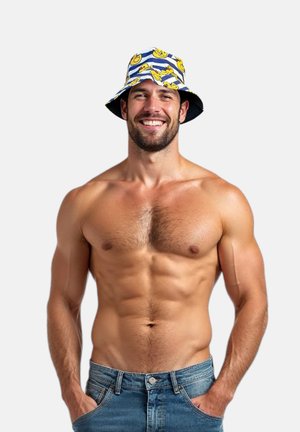 BUCKET - Hat - navy ducks