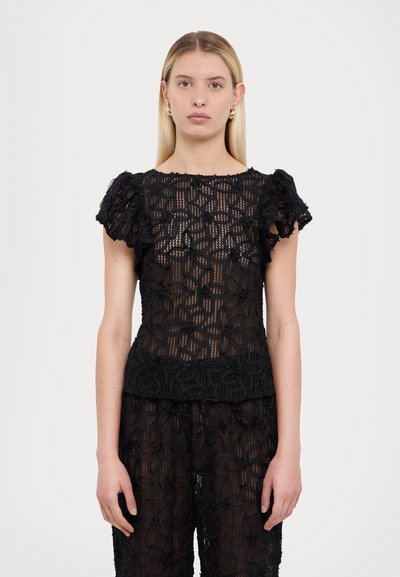 Hofmann Copenhagen CASSIA TOP - Blouse - black