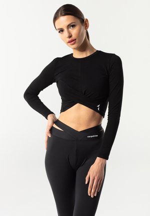 Carpatree GAIA - Pikkade varrukatega topp - black