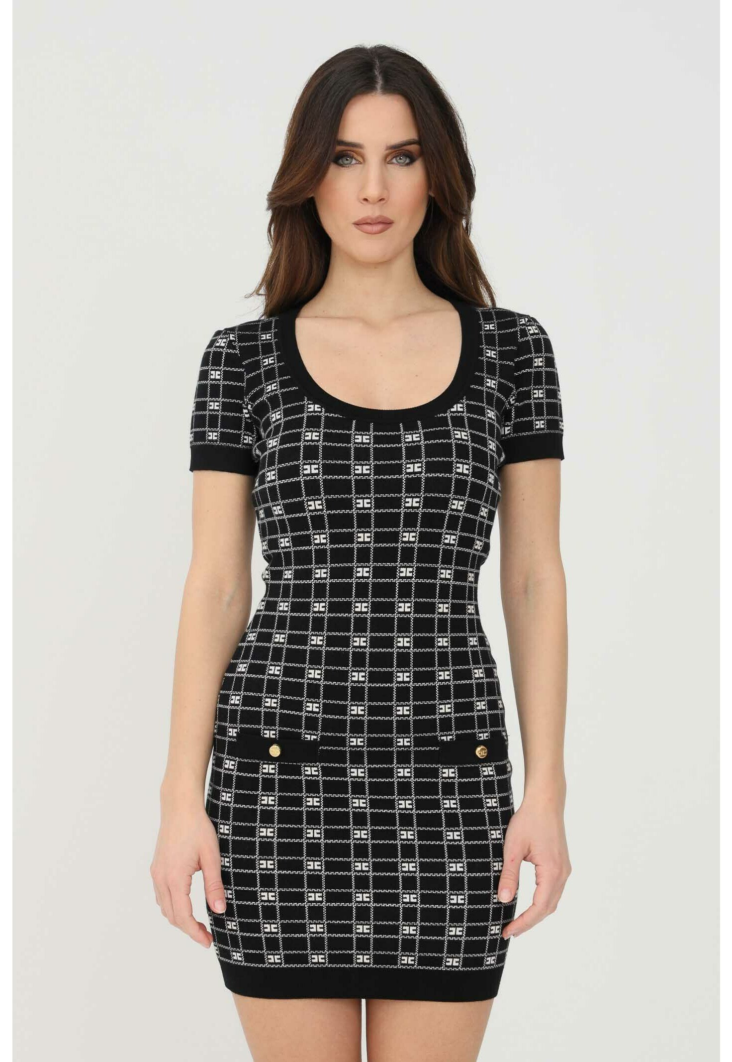 Elisabetta Franchi Tubino - nero burro/nero - Zalando.it