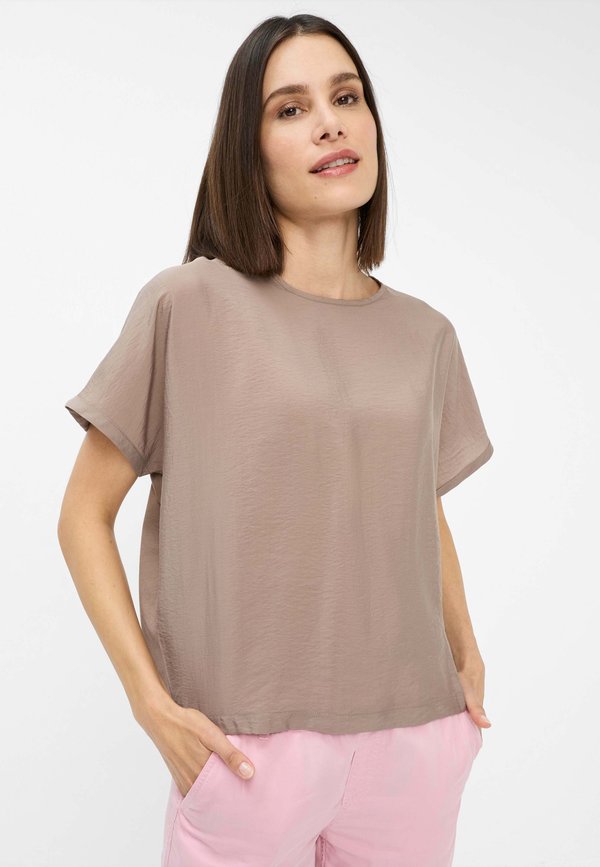 STYLE CARA - T-Shirt basic - taupe