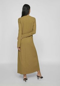 VILA LANGÄRMELIGES - Robe pull - gothic olive