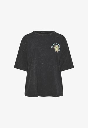 Yours Clothing, PLUS SIZE CASUAL TOPS - T-shirts print - dark grey