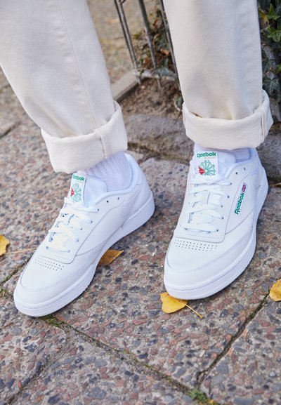 CLUB C UNISEX - Baskets basses - white/green