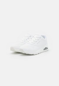 Skechers Wide Fit UNO - Sneakers low - white