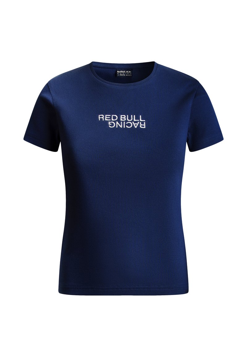 Red Bull Racing x Pepe Jeans T-shirt print blauw Red Bull Racing x Pepe Jeans T-shirt print blauw