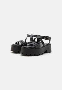 ONLY SHOES ONLMERCERY CHUNKY - Platåsandaler - black