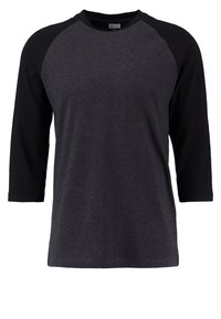 CONTRAST 3/4 SLEEVE RAGLAN - T-shirt à manches longues - charcoal/black
