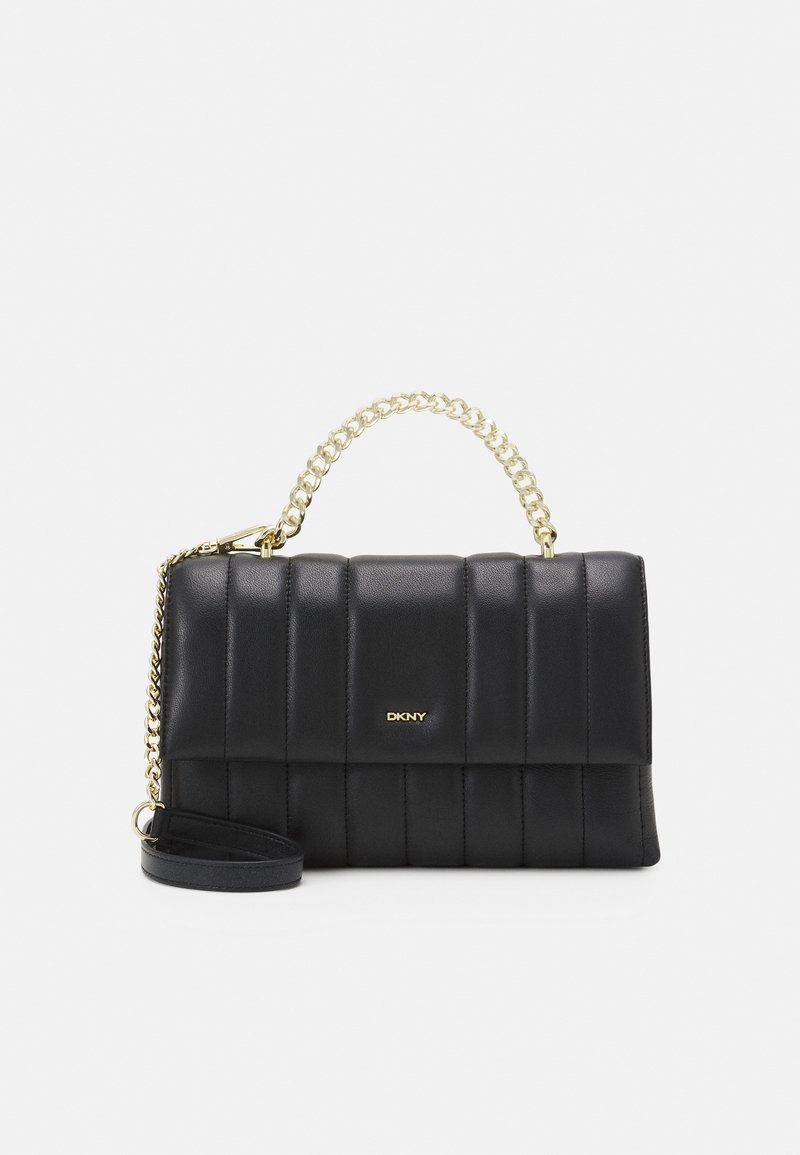 DKNY SEVA SHOULDER BAG Sac bandoulière black/goldcoloured/noir