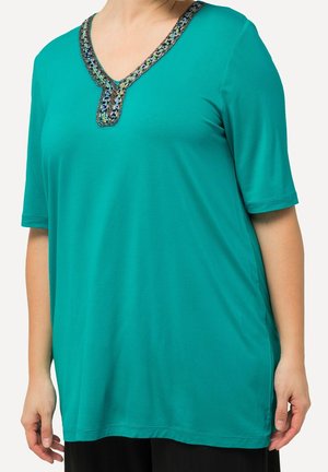 T-Shirt print - turquoise