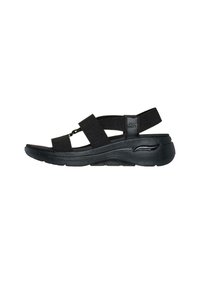 Skechers GO WALK ARCH FIT - PLEASANT - Sandalias de senderismo - black