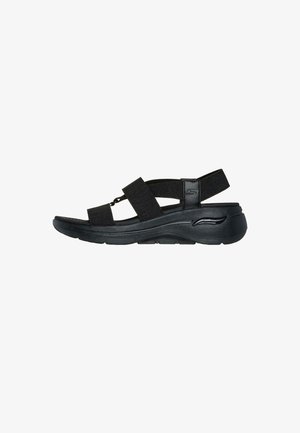 Skechers GO WALK ARCH FIT - PLEASANT - Sandalias de senderismo - black