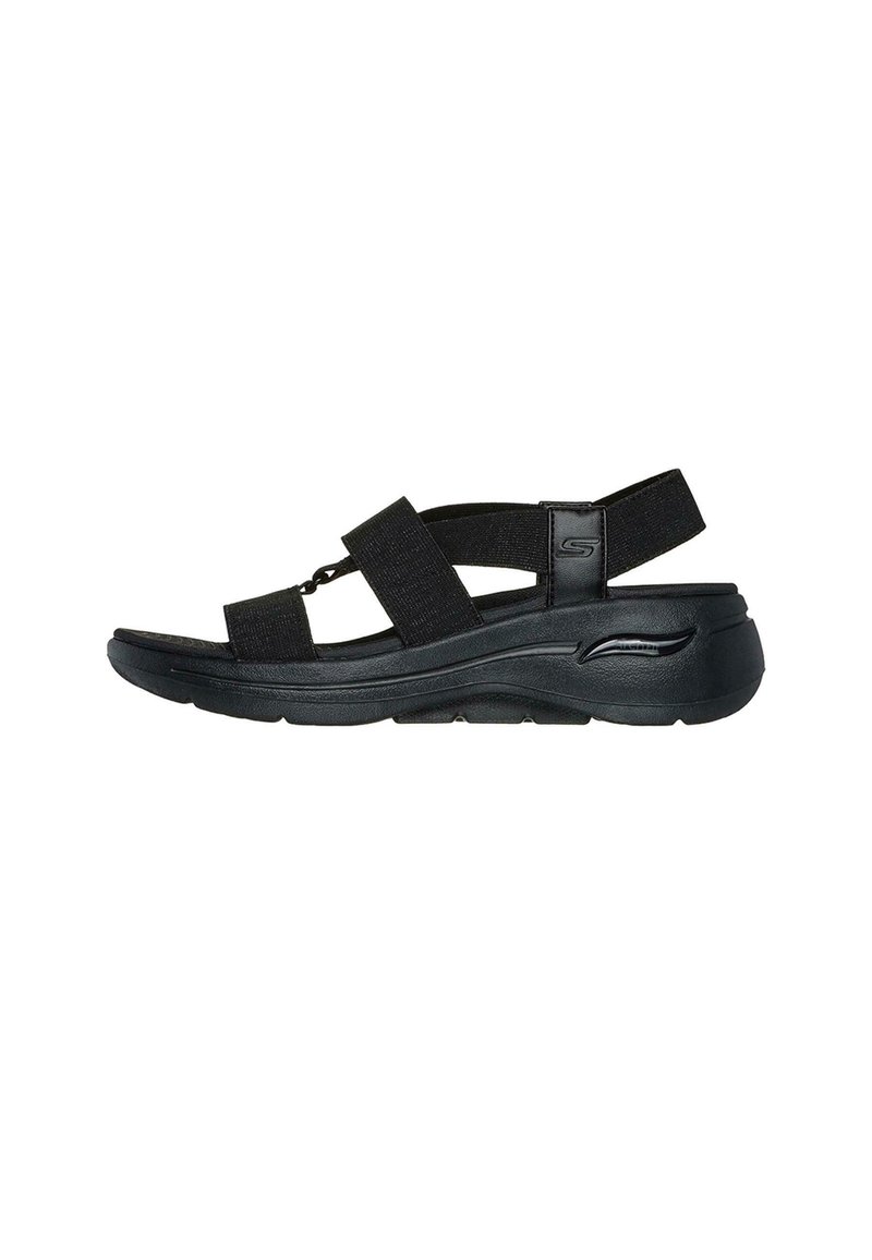 Skechers GO WALK ARCH FIT - PLEASANT - Sandalias de senderismo - black