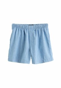 Next TALL FIT- LIGHTWEIGHT  - Denimshorts - blue stripe