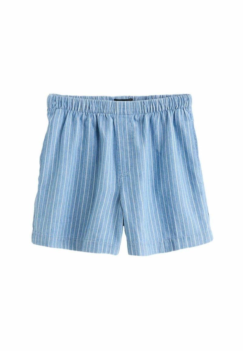 Next TALL FIT- LIGHTWEIGHT  - Denimshorts - blue stripe