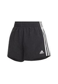 adidas Sportswear ESSENTIALS STRIPES - Sports shorts - black   white