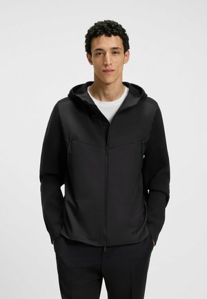 IMATTEO - Felpa con zip - black one