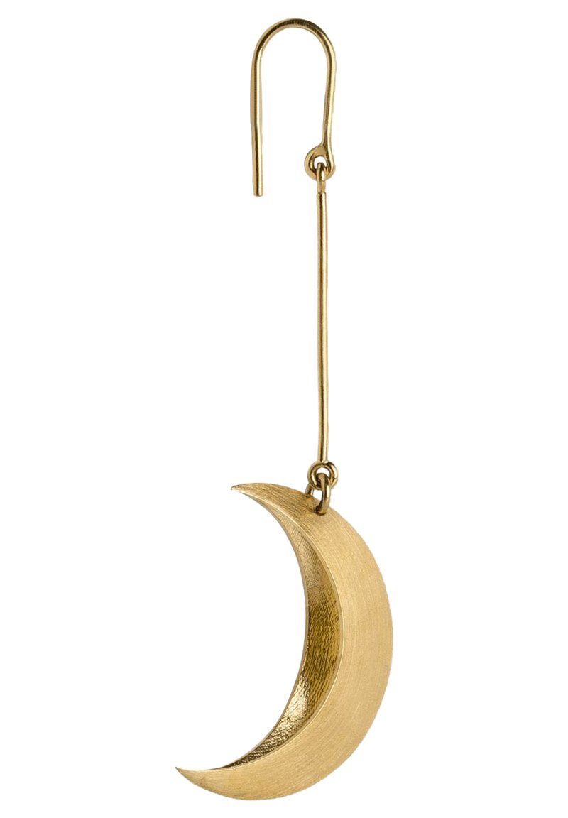 Jane Kønig HALF MOON  - Un singur cercel - gold plated