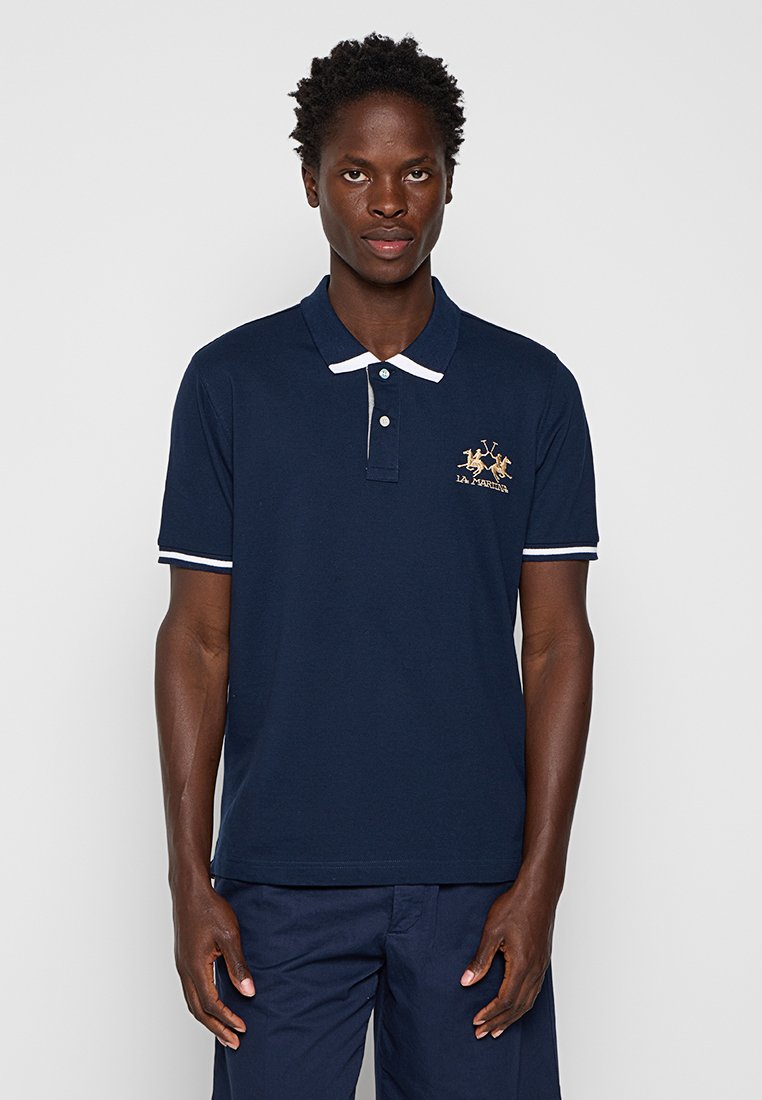 LA MARTINA Poloshirt donkerblauw