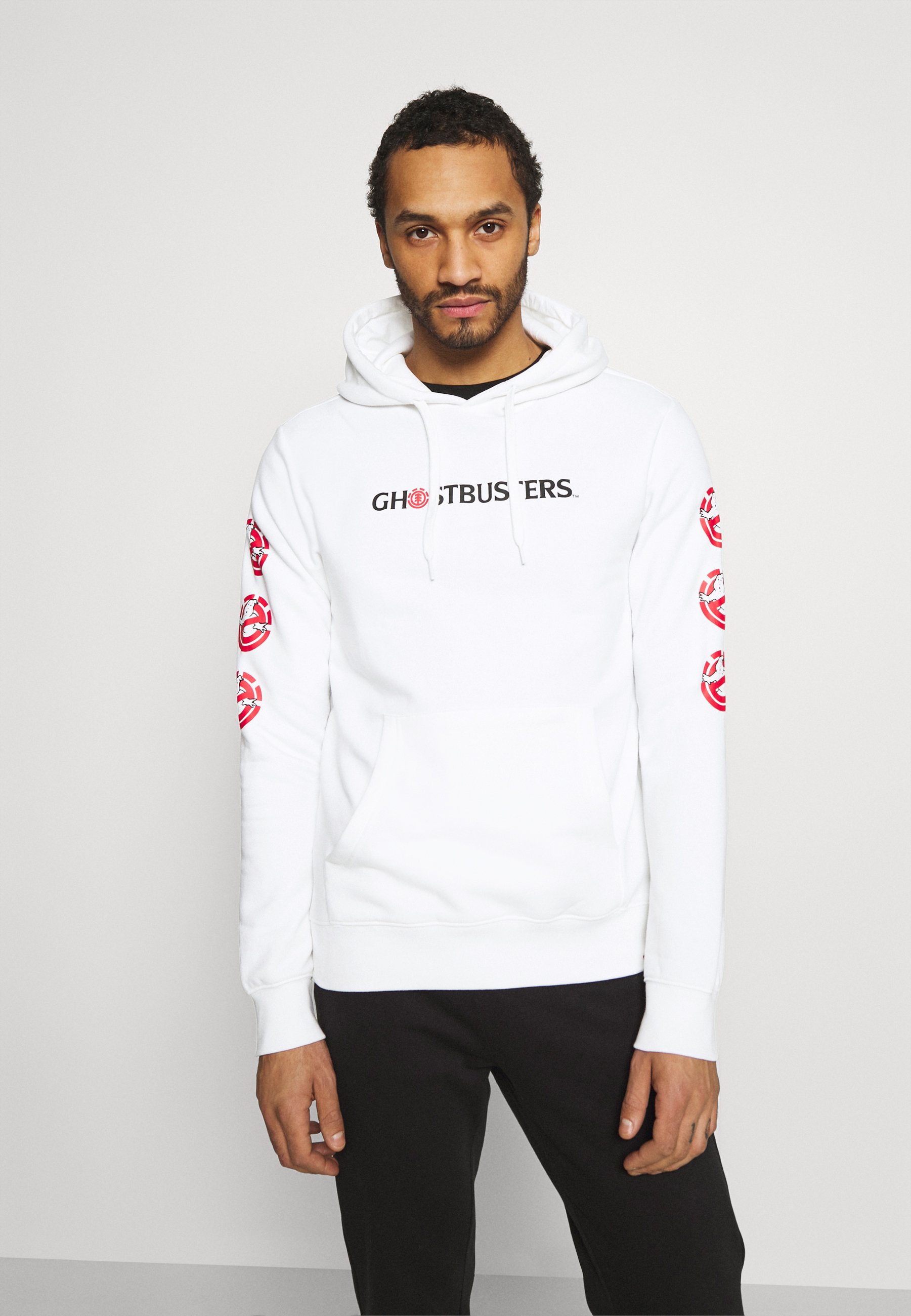 element white hoodie