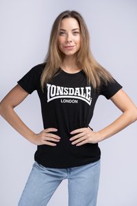 Lonsdale CARTMEL - Triko s potiskem - black