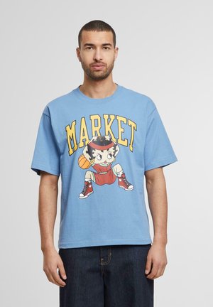 Market BETTY BOOP DUNKING - Trükipildiga T-särk - skyblue