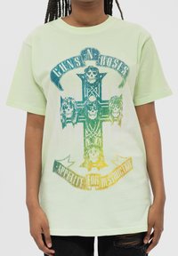 Paradiso Clothing GUNS N ROSES USE YOUR ILLUSION TOUR DIP DYE WASH - Print T-shirt - green