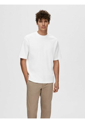 Selected, SLMLOOSEOSCAR - T-shirt basic - bright white