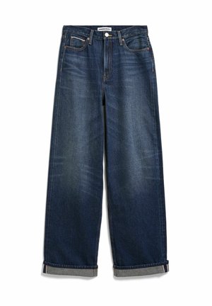 ARMEDANGELS, ENIJAA HIGH SELVEDGE WIDE JEAN - Wide Leg - midnight air