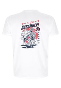 Marvel AVENGERS CLASSIC ASSEMBLE - Camiseta estampada - white