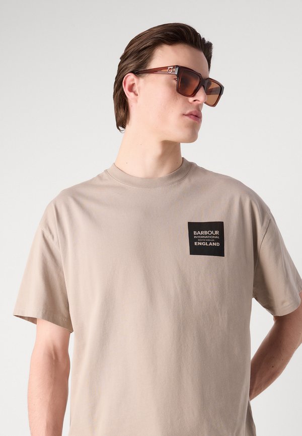 MICRO BLOCK GRAPHIC - Print T-shirt - concrete3