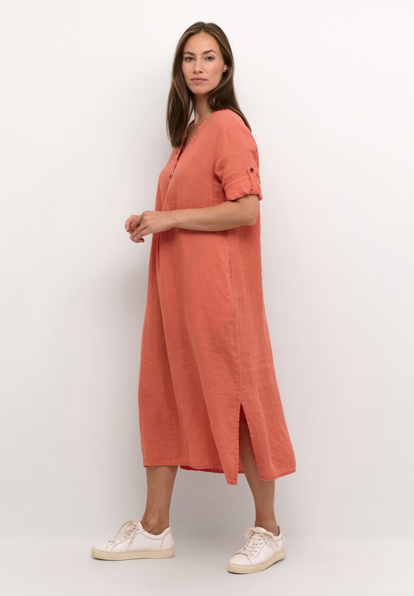 CRBELLIS CAFTAN - Freizeitkleid - hot coral