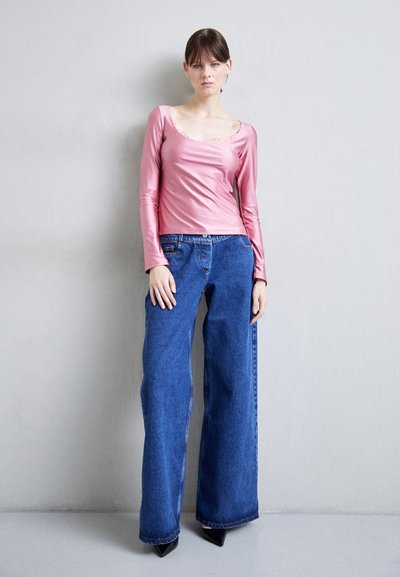 Vaillant FITTED LONG SLEEVED WITH ASYMMETRICAL DETAIL - Μπλούζα με μακριά μανίκια - blush