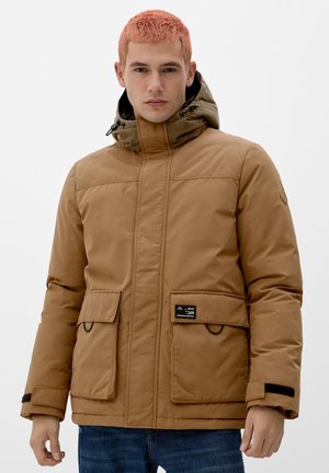 MIT STEPPDETAIL - Giacca invernale - brown