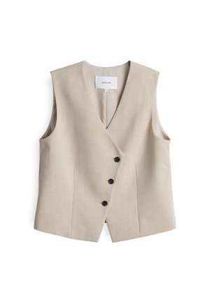 OPUS REGULAR FIT - Waistcoat - natural glaze