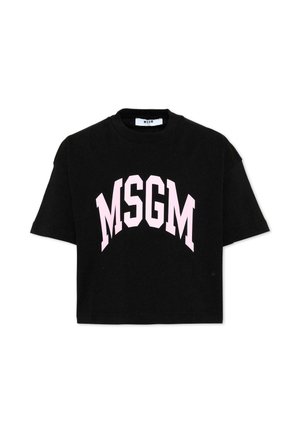 MSGM, T-SHIRT - T-shirt con stampa - black