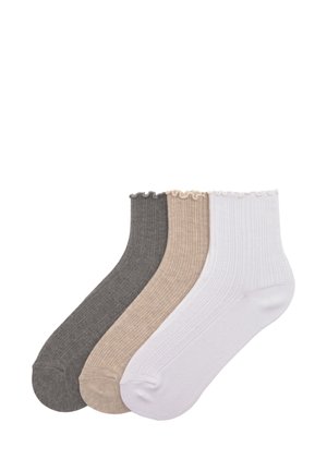 PACK OF 3  - Socks - white