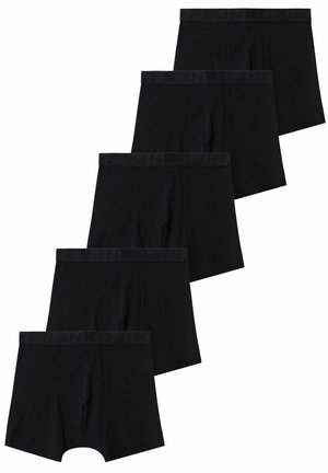 5-PACK SOLID BOXER BRIEF - Panties - black