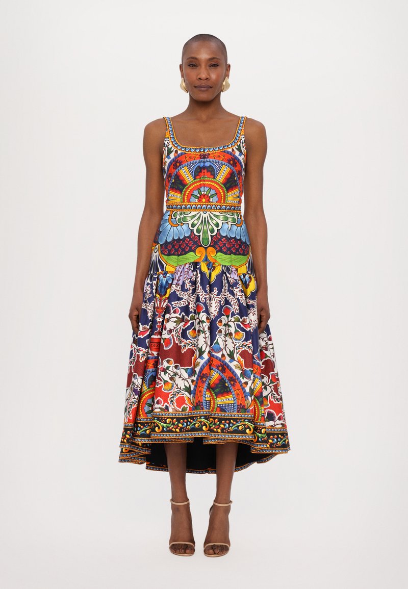 Alice + Olivia DIANA STRUCTURED MIDI DRESS - Hverdagskjole - on the road