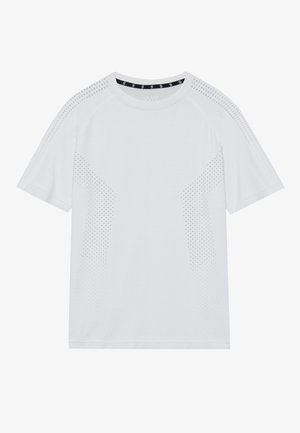Pier One Sport SHORT SLEEVE SEAMLESS - Tekninen t-paita - off-white